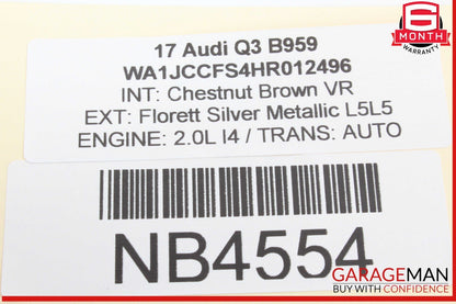 15-18 Audi Q3 Dashboard Navigation Information Display Screen Monitor 8U0857273C