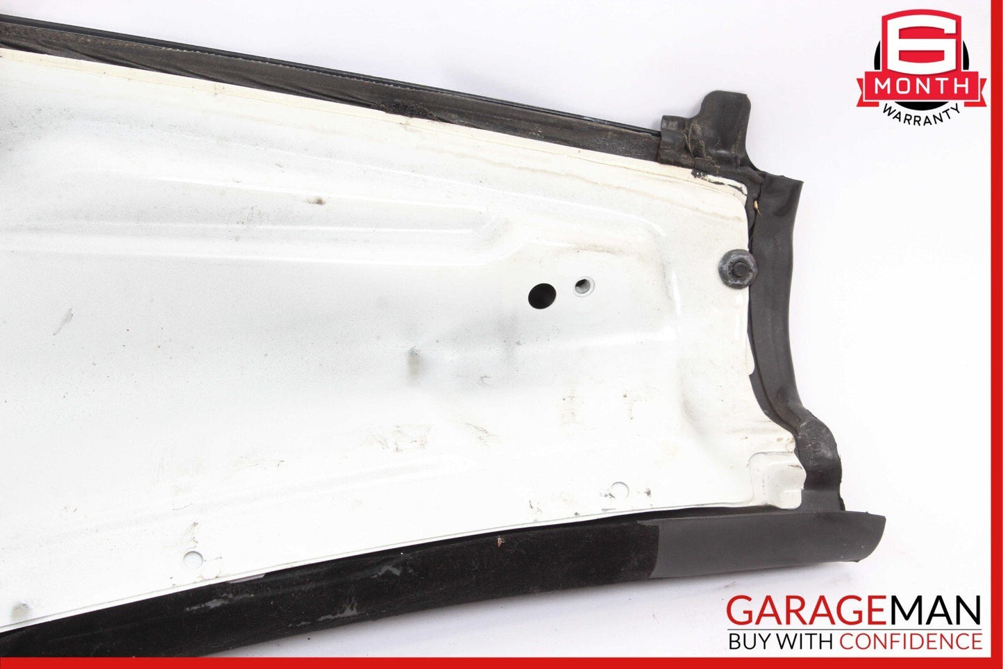 03-12 Mercedes R230 SL500 Rear Left Convertible Roof C Pillar Hinge Cover White