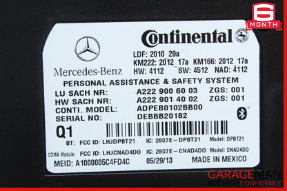 12-14 Mercedes W204 C250 C300 C350 Communication Control Module 2229006003 OEM