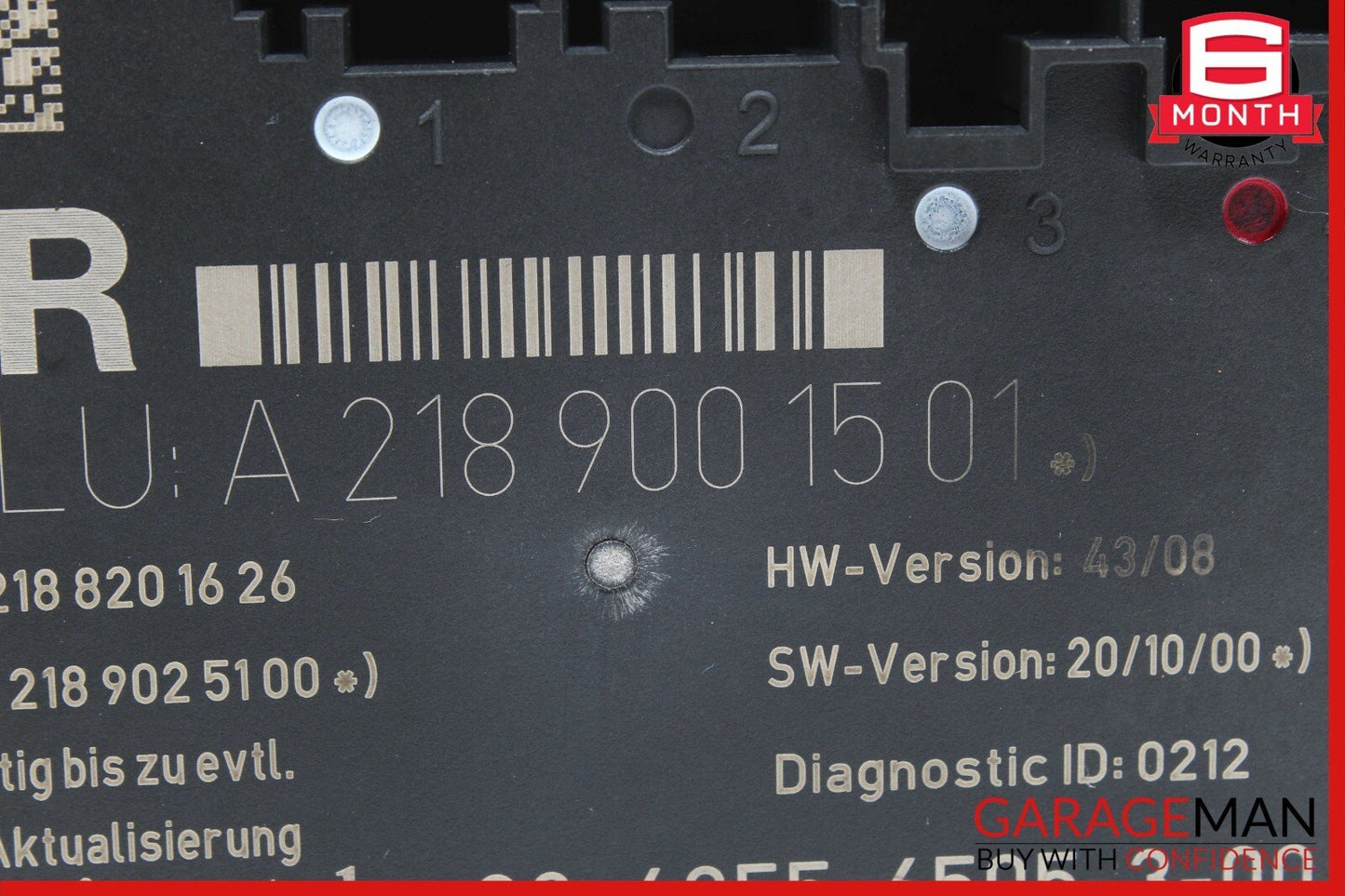 08-18 Mercedes W204 C250 Rear Right Side Door Control Module 2189001501 OEM