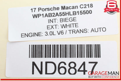 15-24 Porsche Macan Rear Right Side Blind Spot Radar Sensor Module 8T0907566B