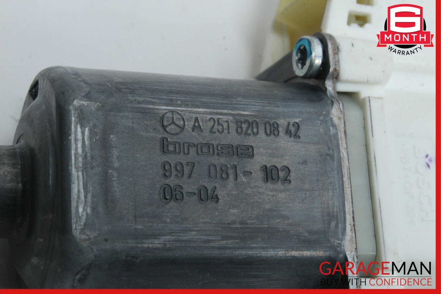 06-13 Mercedes GL450 ML350 R350 Front Right Door Window Regulator Motor Unit