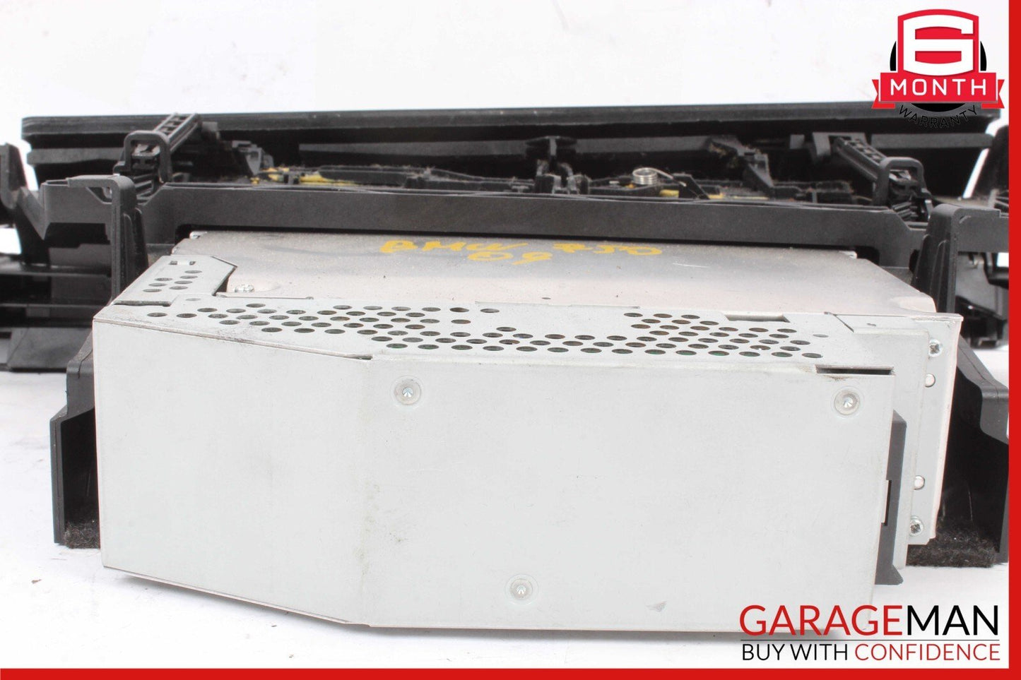 09-15 BMW 750i 750Li Dash DVD Changer Housing Panel Wood Trim Cover OEM