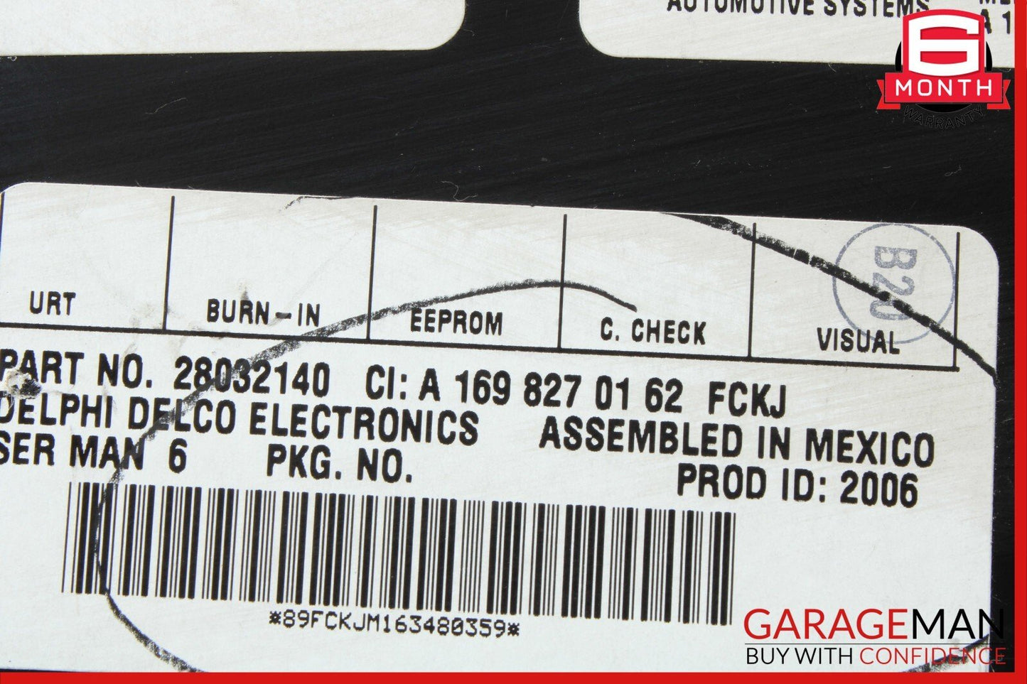 03-11 Mercedes GL450 CLS550 E350 Sirius Satellite Radio Receiver Module Unit OEM