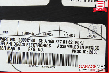 03-11 Mercedes GL450 CLS550 E350 Sirius Satellite Radio Receiver Module Unit OEM