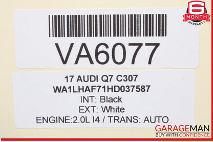 17-25 Audi Q7 Liftgate Hands Free Foot Open Sensor Module 3AA962243F OEM