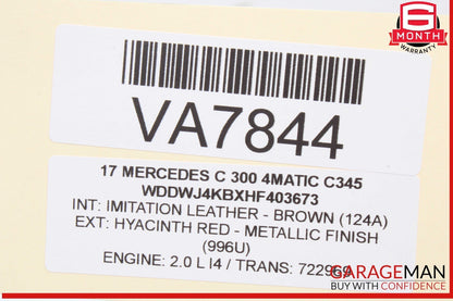 14-19 Mercedes W205 C300 4MATIC GLC350 Keyless Go Entry Control Module Unit OEM