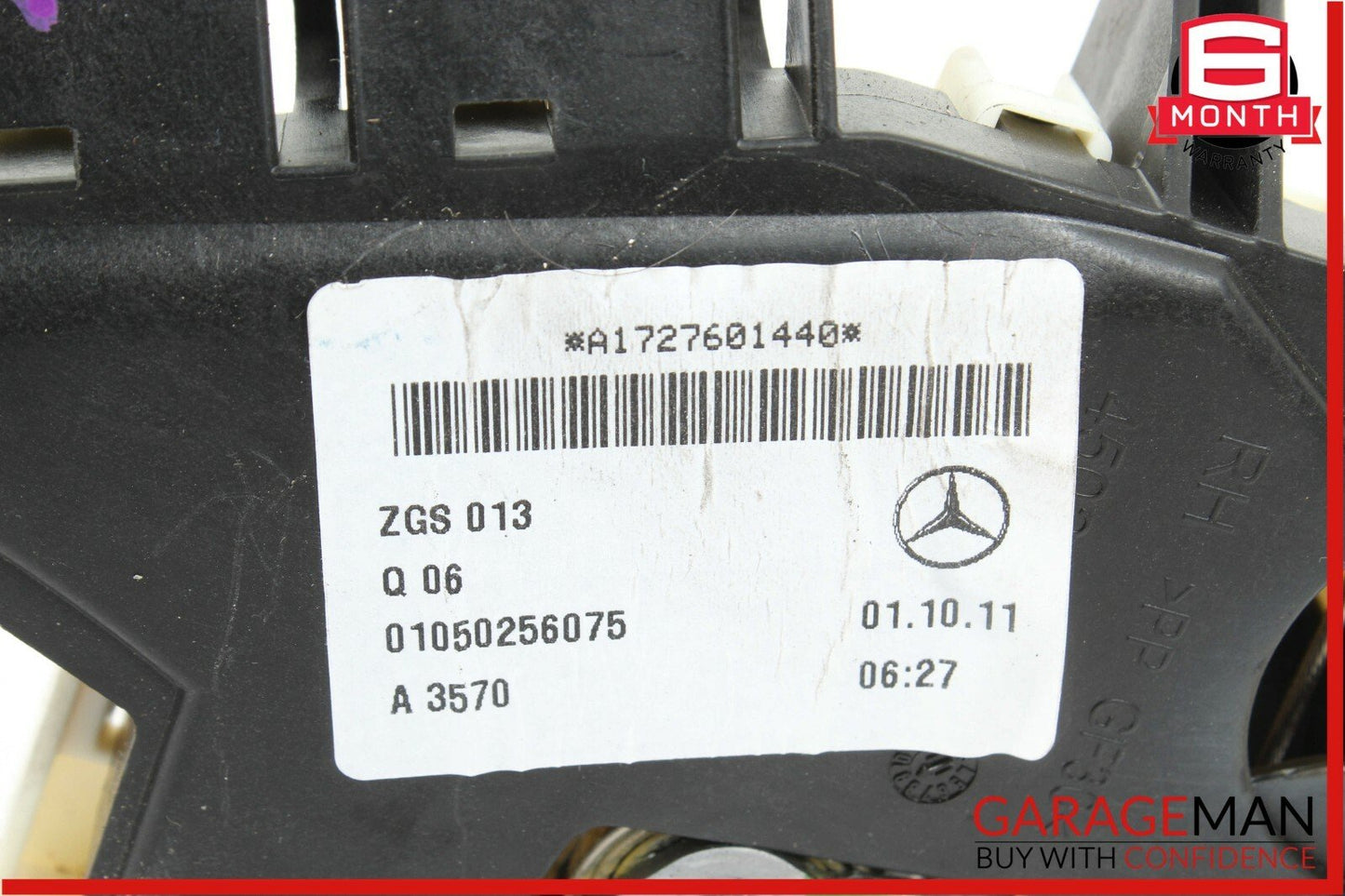 12-16 Mercedes R172 SLK350 Front Right Side Keyless Go Door Lock Latch Actuator