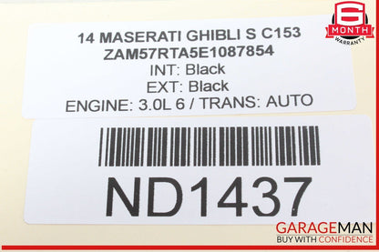 14-20 Maserati Ghibli S Levante Front Right or Left Side Seat Adjustment Switch