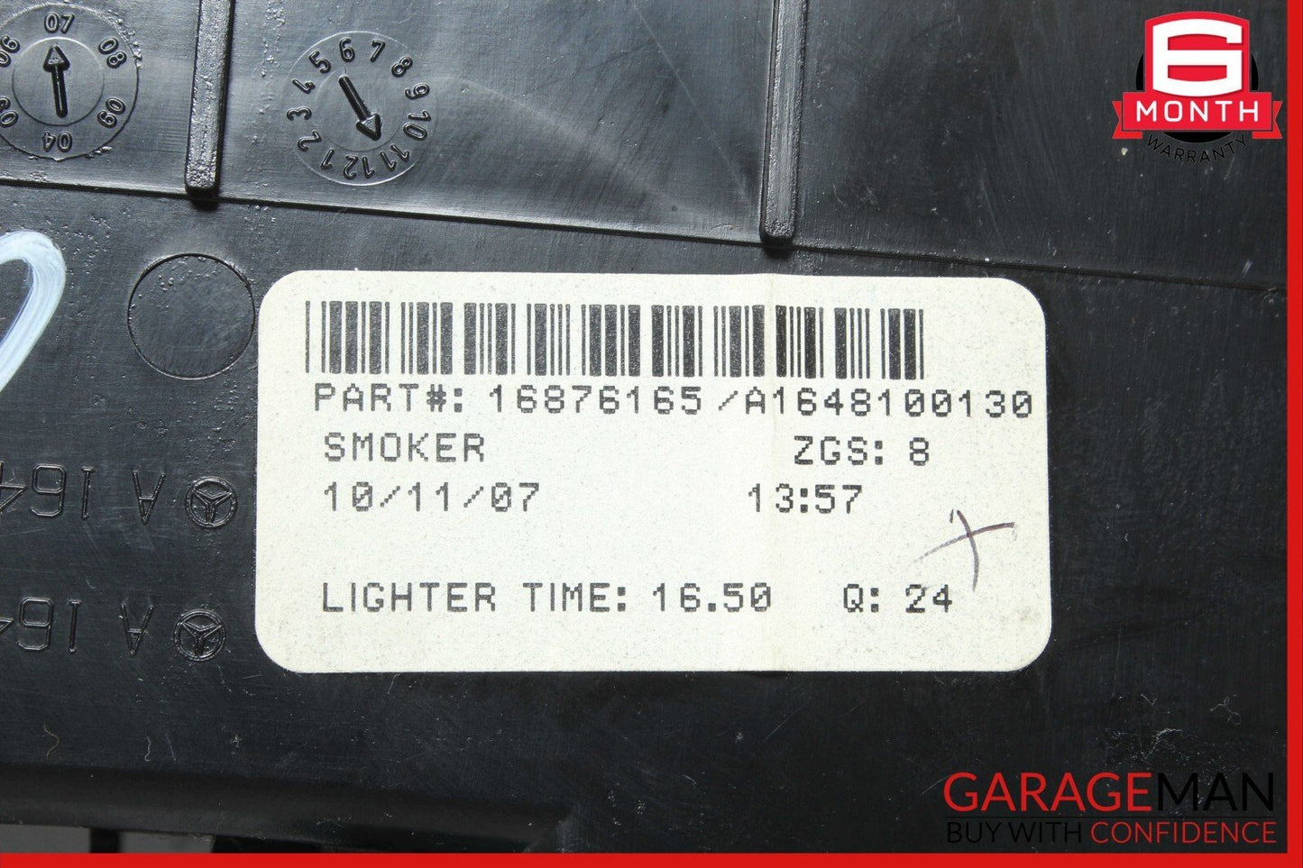 06-12 Mercedes ML500 GL550 Front Center Console Ash Tray Compartment Assembly