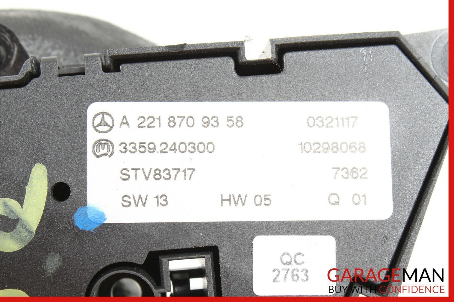 07-13 Mercedes W216 CL550 S550 Front Right Side Seat Control Switch Set OEM