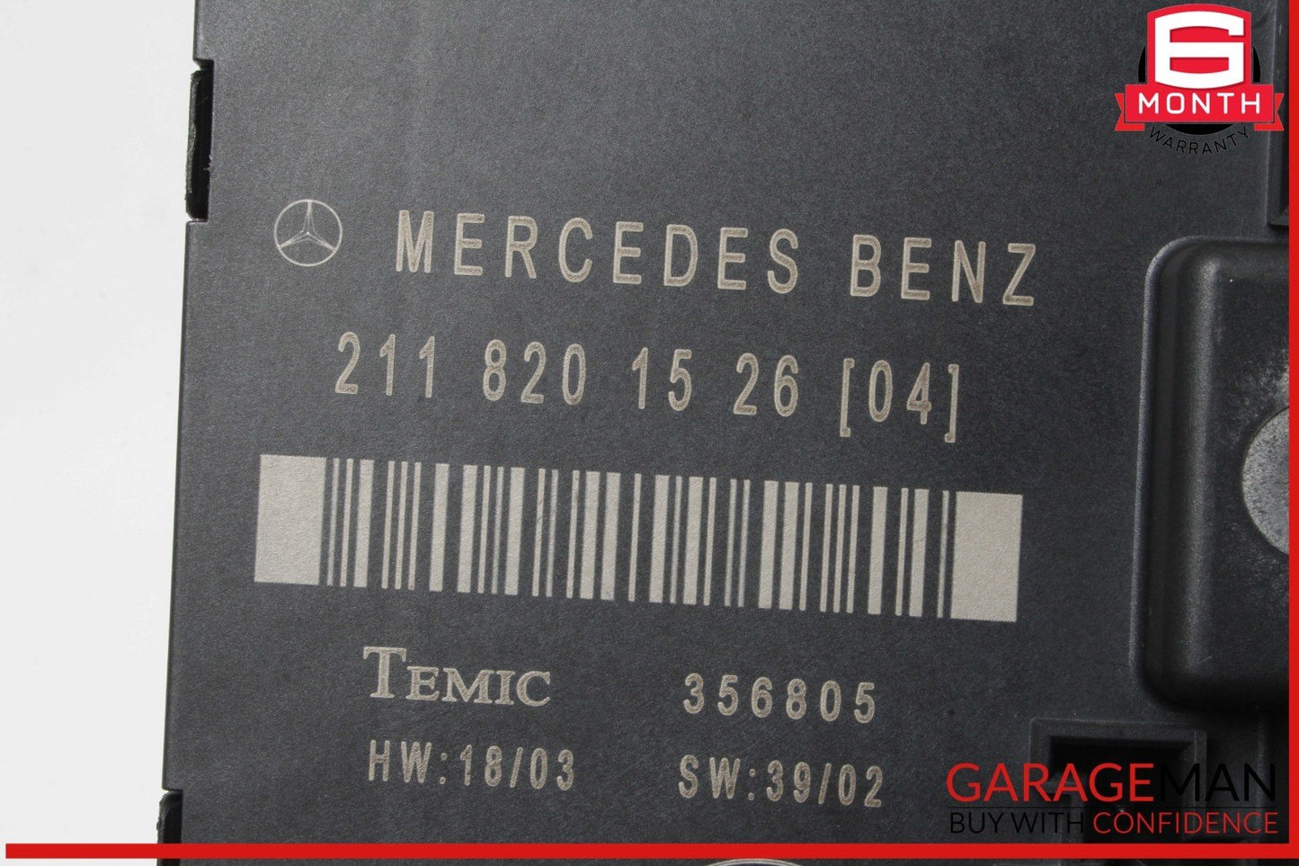 03-09 Mercedes W211 E500 E320 Door Control Module Rear Left Driver Side OEM