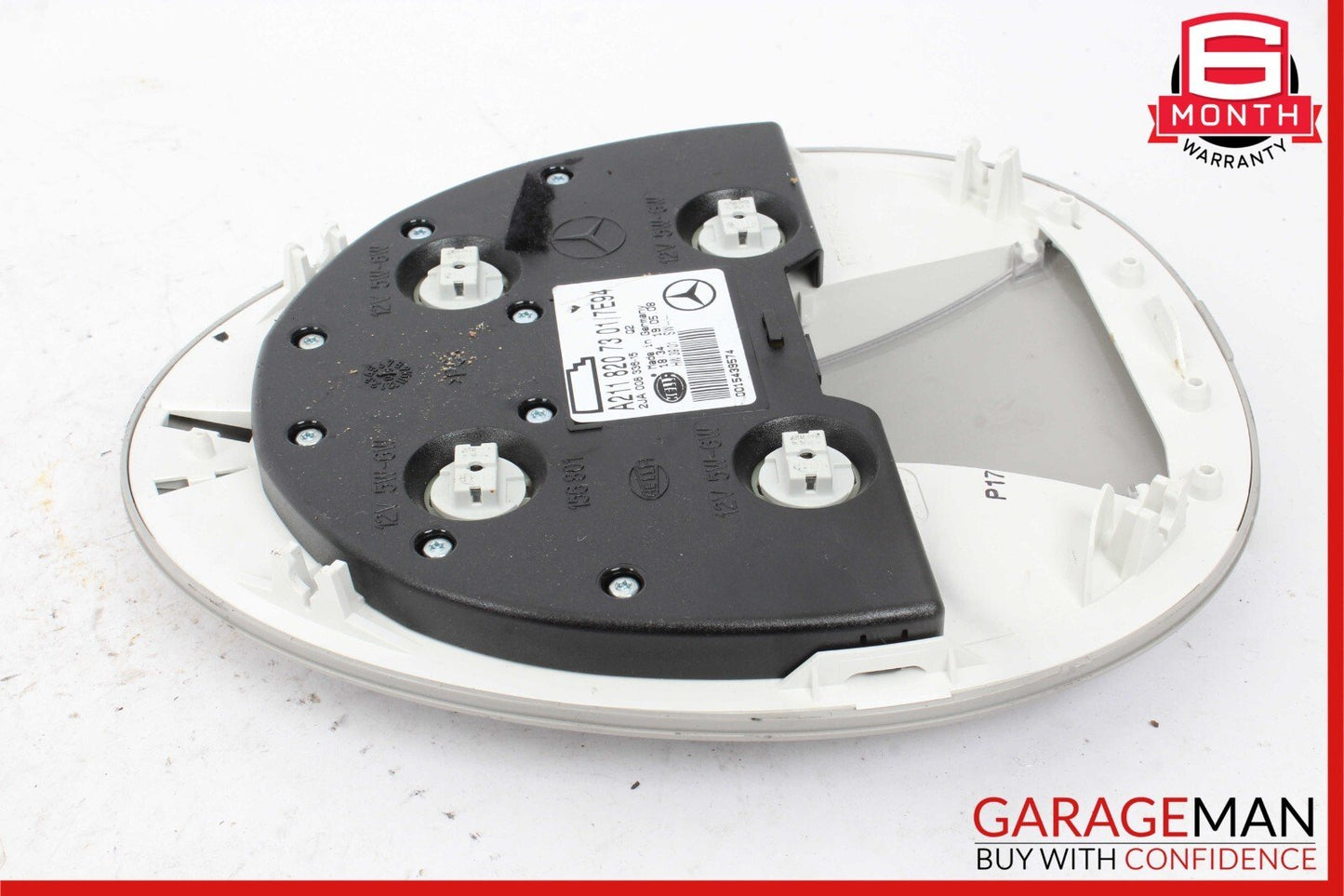 06-11 Mercedes W211 E350 CLS350 CLS550 Rear Overhead Dome Light Reading Map Gray