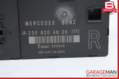03-12 Mercedes R230 SL500 SL550 SL55 AMG Door Control Module Right Side OEM