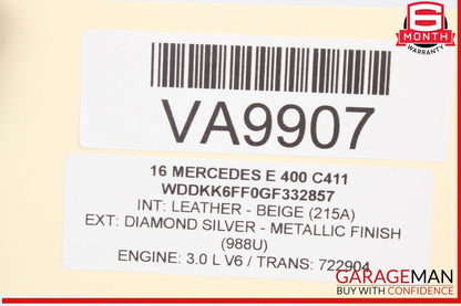 08-17 Mercedes W212 E400 Rear Left or Rear Right Side Lower Control Arm OEM