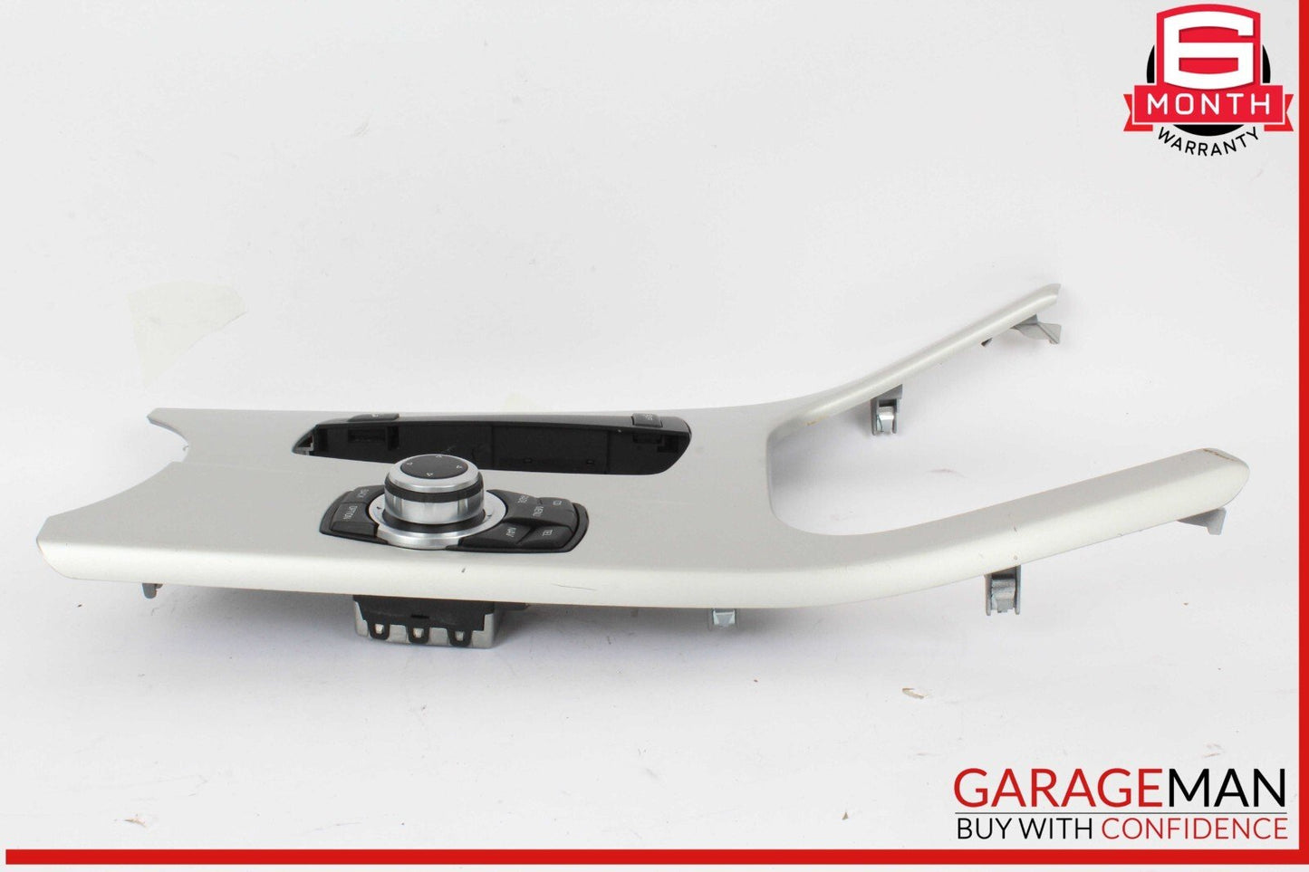 11-17 BMW X3 Center Console Shifter Trim Panel w/ Media Switch Controller OEM
