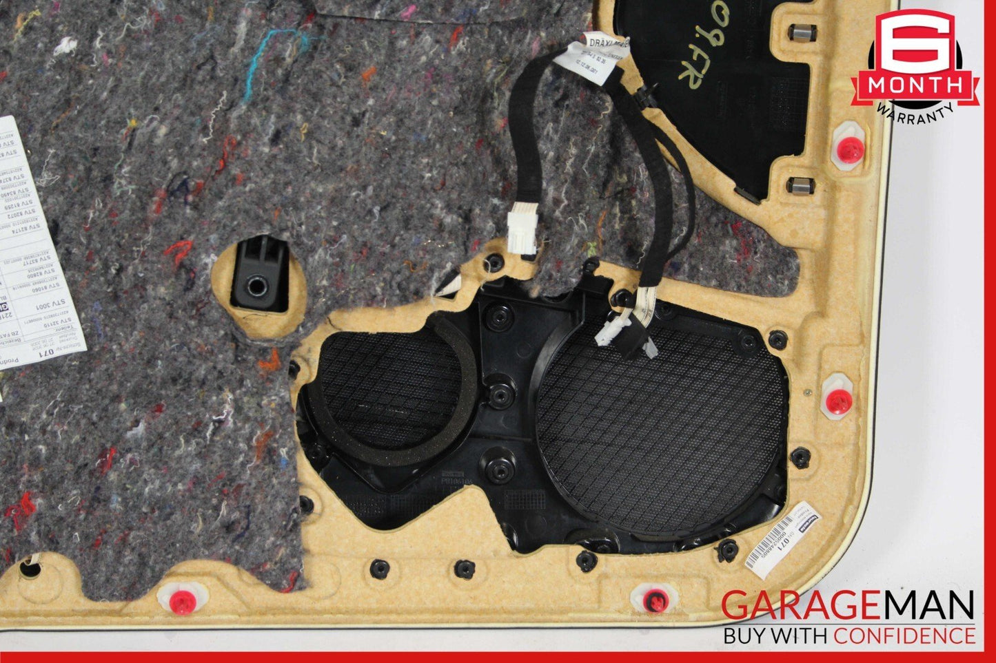 08-09 Mercedes W221 S63 AMG Front Right Passenger Side Door Panel Black OEM