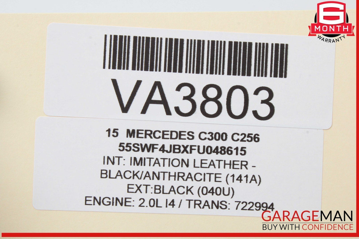 14-20 Mercedes W205 C300 SLC300 Rear Trunk Tailgate Release Open Handle OEM