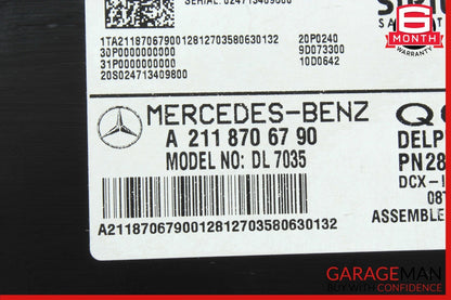 03-11 Mercedes W164 ML350 R350 Sirius Satellite Radio Receiver Module Unit OEM