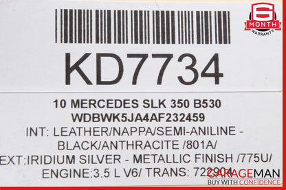 03-12 Mercedes R171 SLK350 SL500 Anti Theft Alarm Signal Control Module Unit