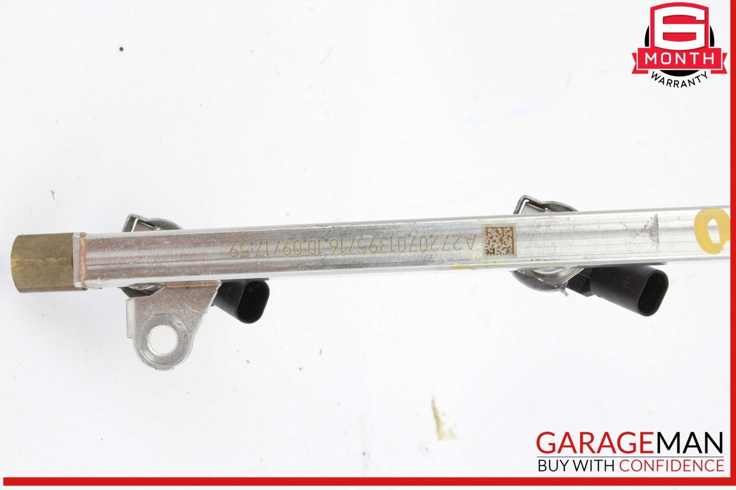 05-12 Mercedes W204 C300 E350 SLK300 Fuel Injector Rail w/ Fuel Injectors OEM