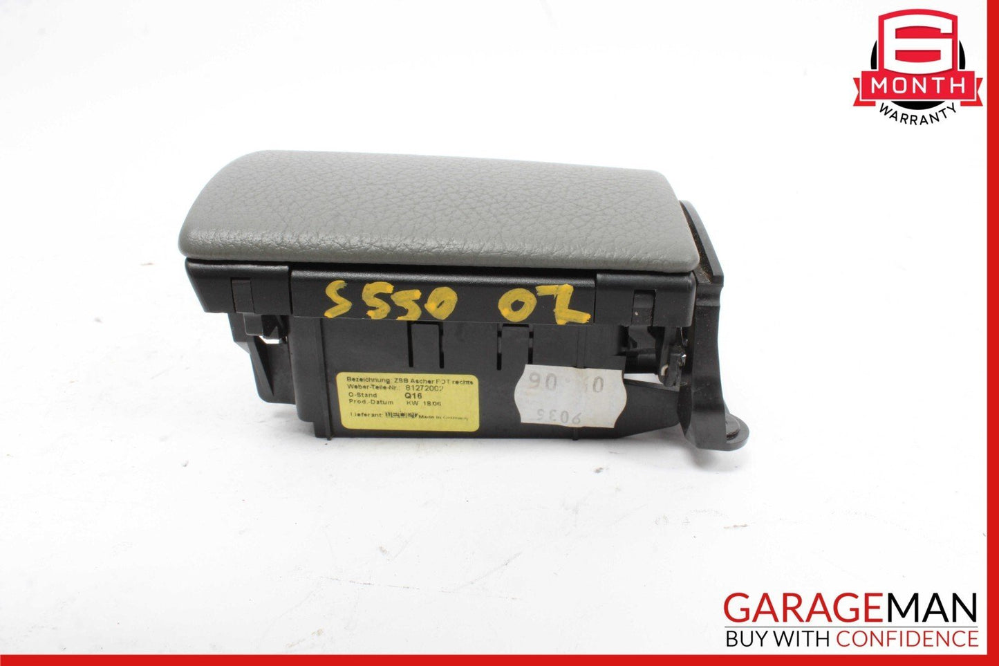 07-09 Mercedes W221 S550 S450 Rear Right Side Door Ashtray Ash Tray Gray OEM