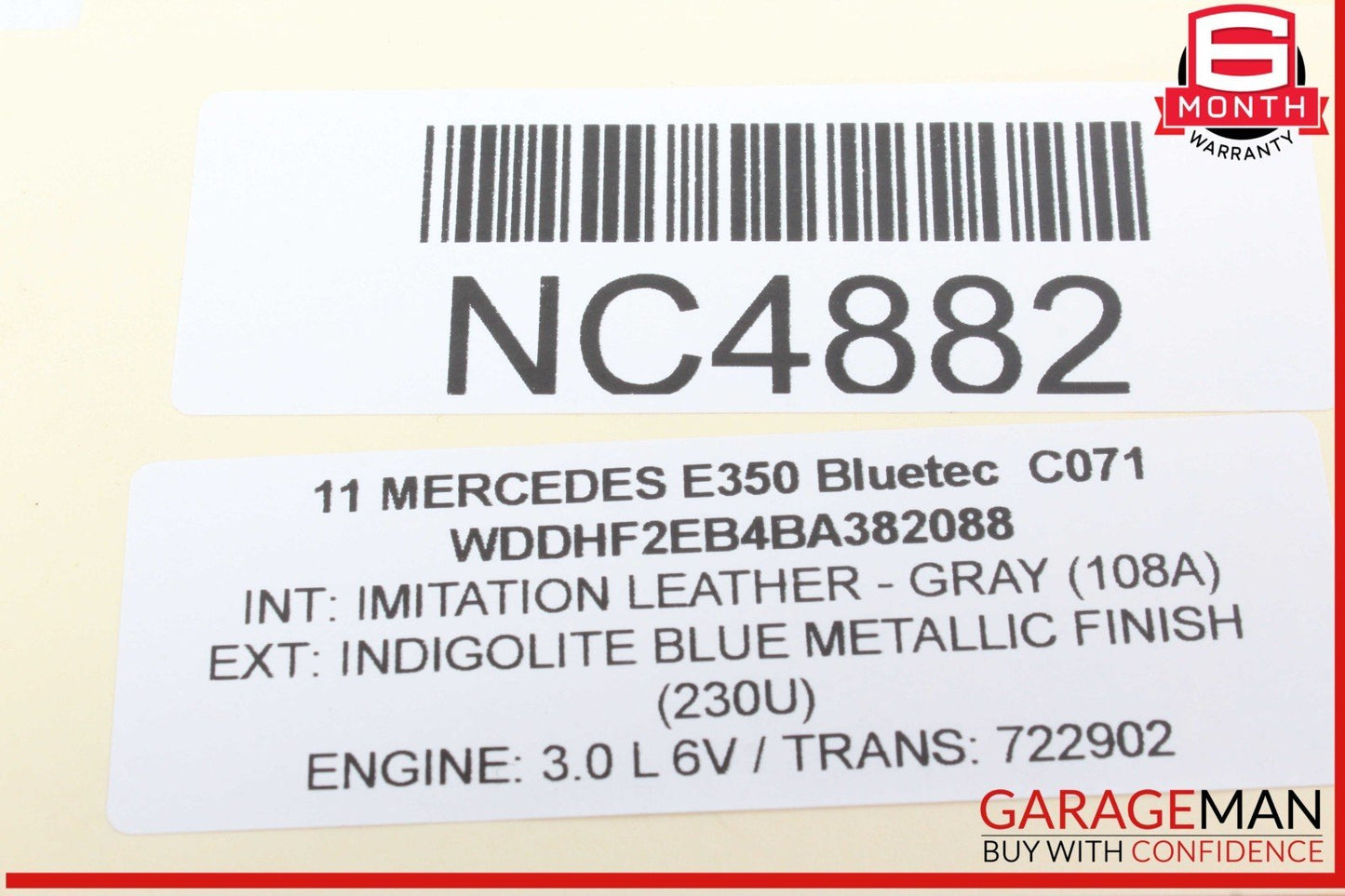 10-13 Mercedes W212 E350 Bluetec Front or Rear Right Side Exterior Door Handle