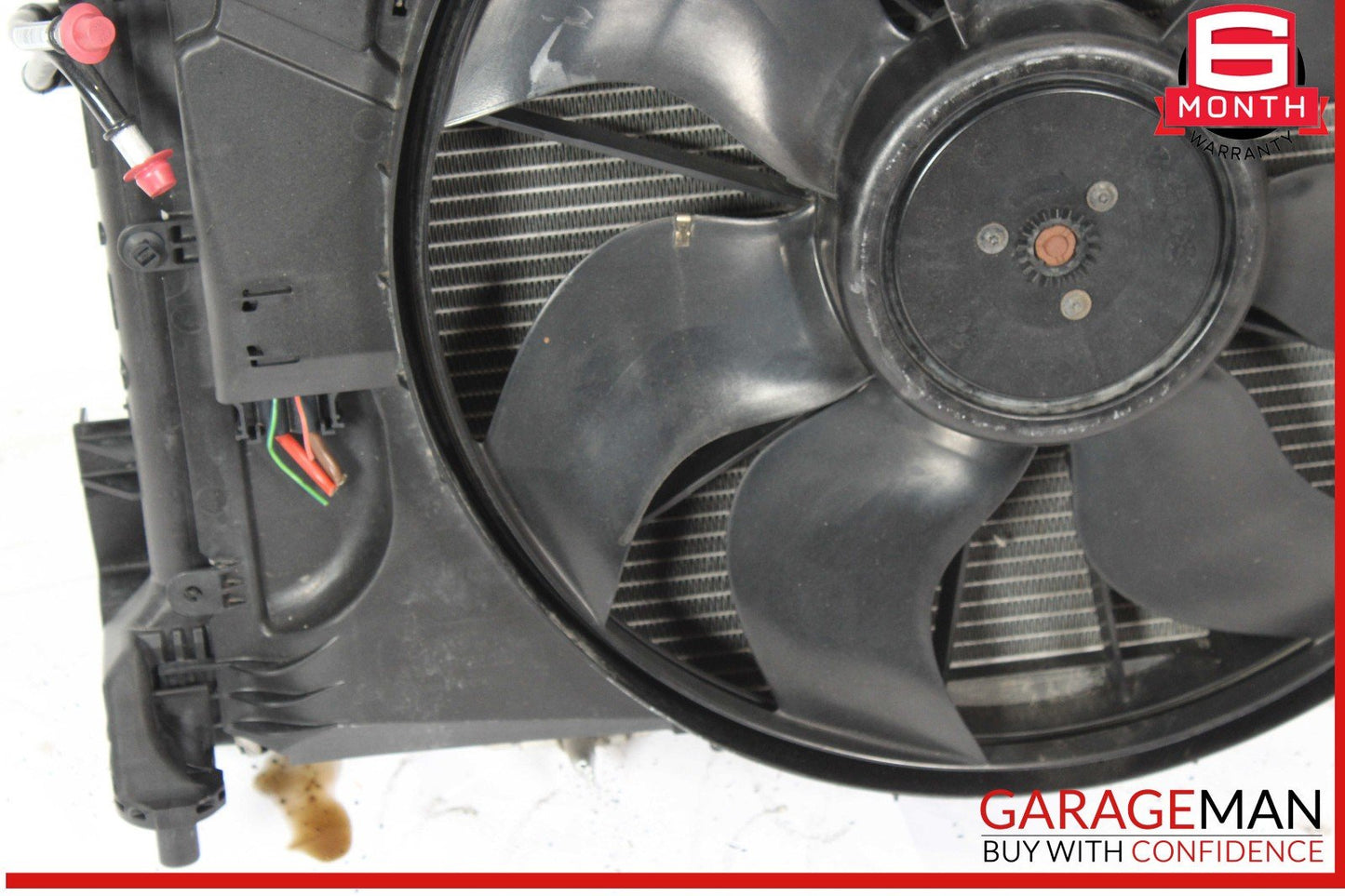 08-14 Mercedes E350 C250 Engine Radiator Condenser Cooling Fan Motor Assy