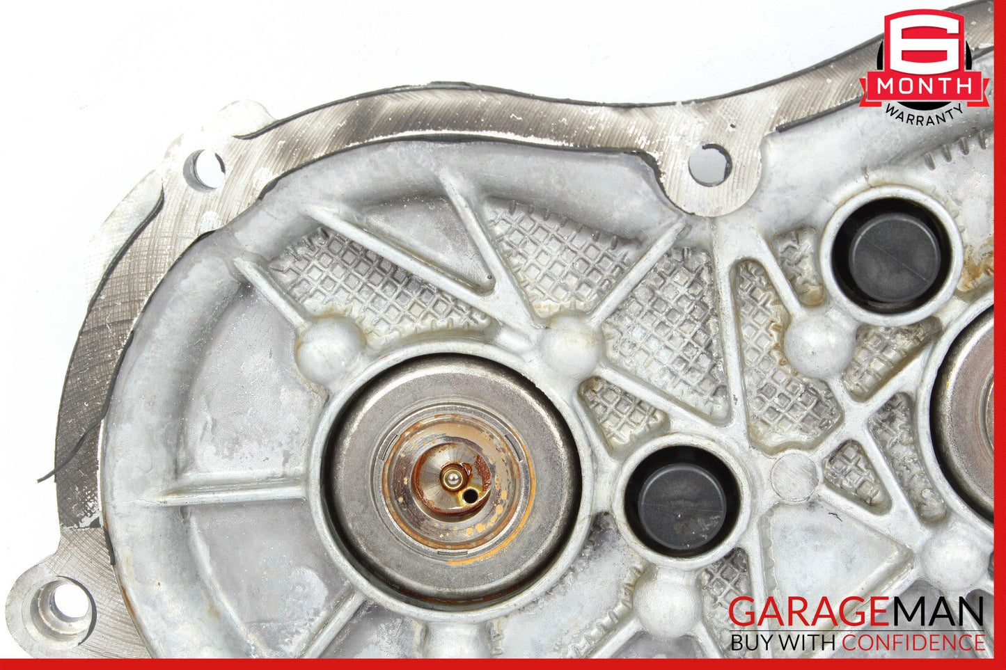 05-13 Mercedes W221 S550 Front Left Side Engine Timing Chain Cover Plate OEM