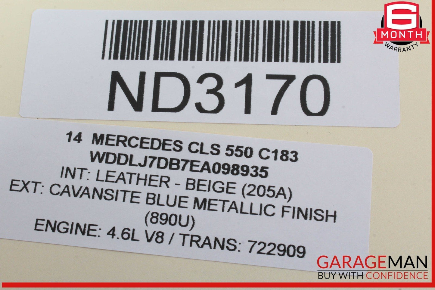 10-20 Mercedes W218 CLS550 E350 CLA250 Front Right Window Regulator Motor OEM