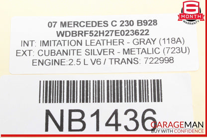 05-07 Mercedes W203 C230 C320 Instrument Speedometer Cluster OEM