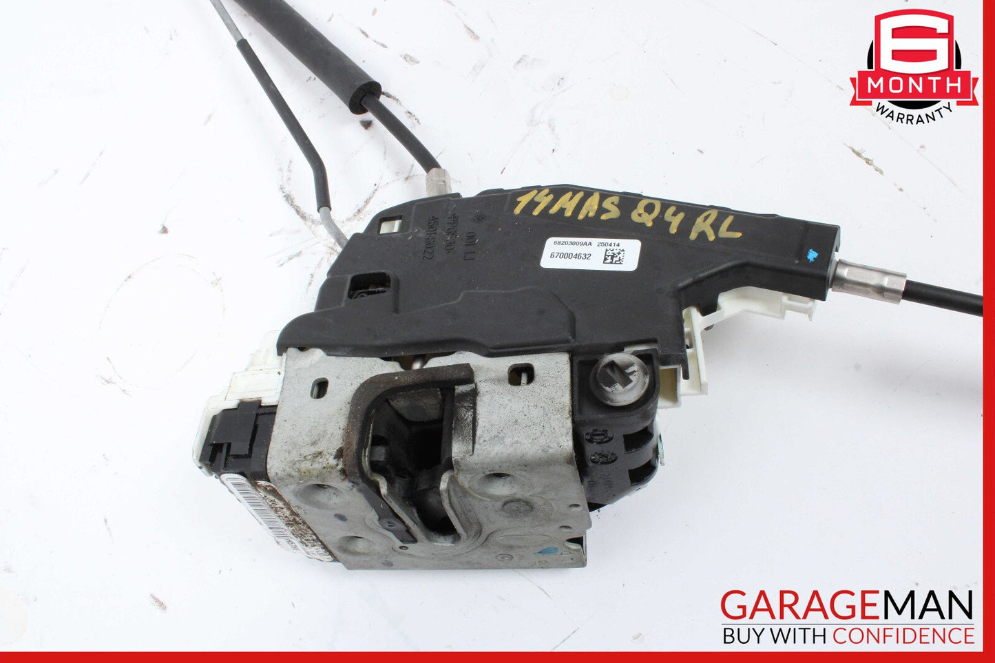 14-17 Maserati Ghibli Rear Left Side Door Lock Latch Actuator Mechanism OEM