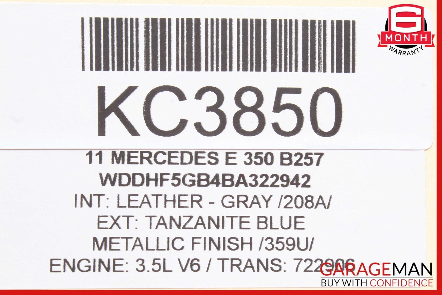 10-13 Mercedes W212 E350 E550 Headlight Fog Light Lamp Switch Control Module OEM
