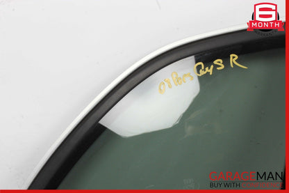 03-10 Porsche Cayenne S 955 957 Rear Right Side Door Quarter Window Glass Panel