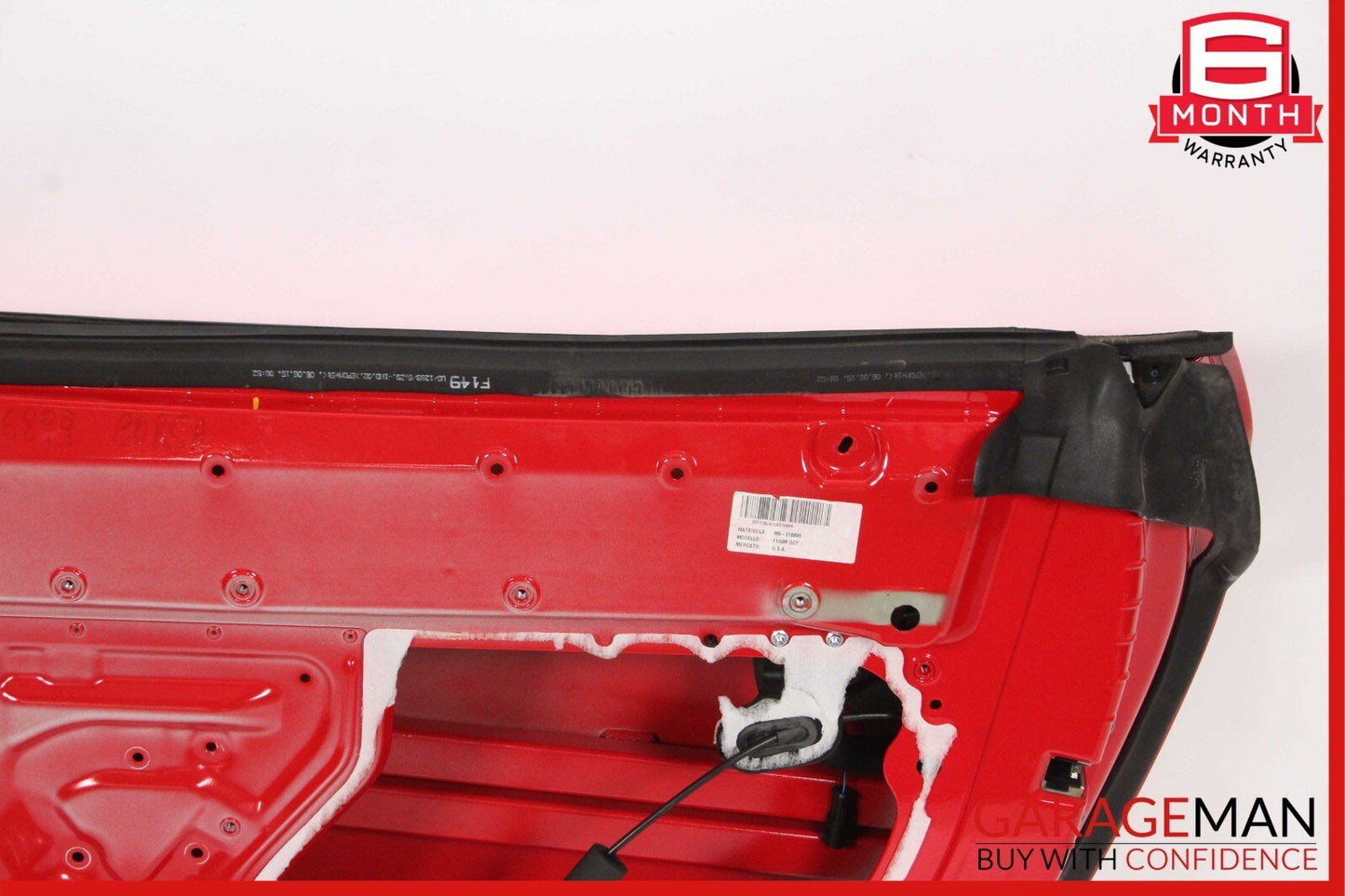 15-18 Ferrari California T Front Right Side Exterior Door Shell Panel Cover Red