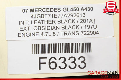 06-09 Mercedes X164 GL450 R350 ML320 Headlight Control Module 2118706226 OEM