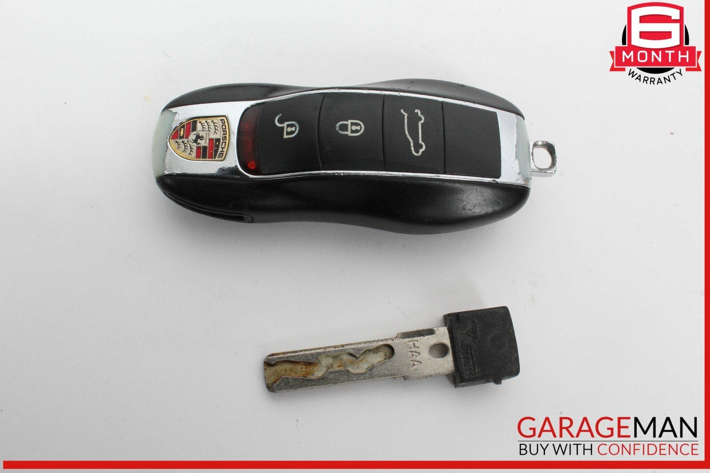 11-18 Porsche Cayenne 958 Start Ignition Switch Module w/ Key OEM
