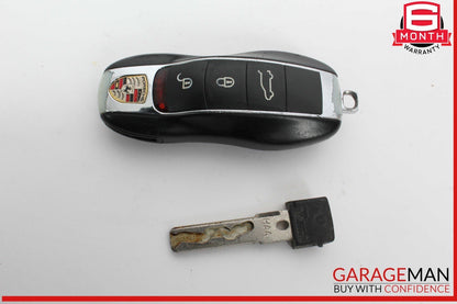 11-18 Porsche Cayenne 958 Start Ignition Switch Module w/ Key OEM