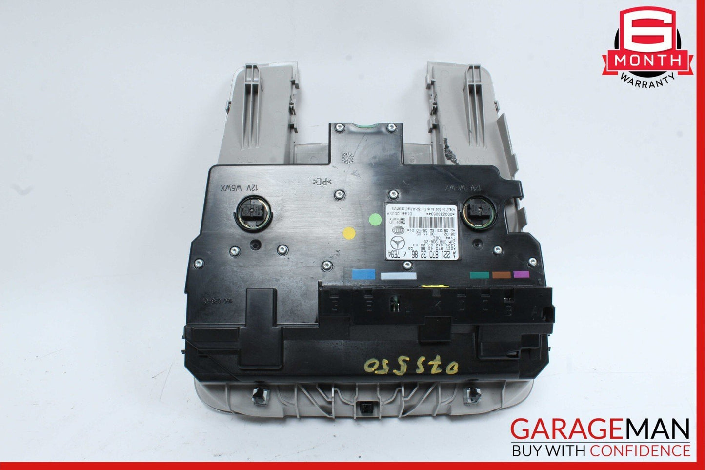 07-10 Mercedes W221 S550 CL550 Overhead Dome Light Lamp Sunroof Control Gray OEM