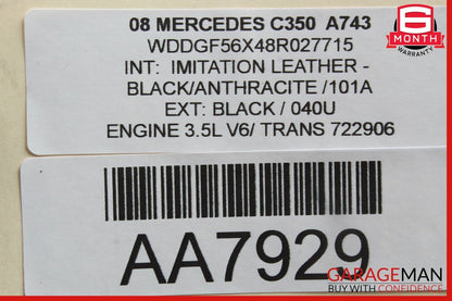 08-14 Mercedes W204 C350 C280 RWD Front Left Side Curved Wishbone Control Arm