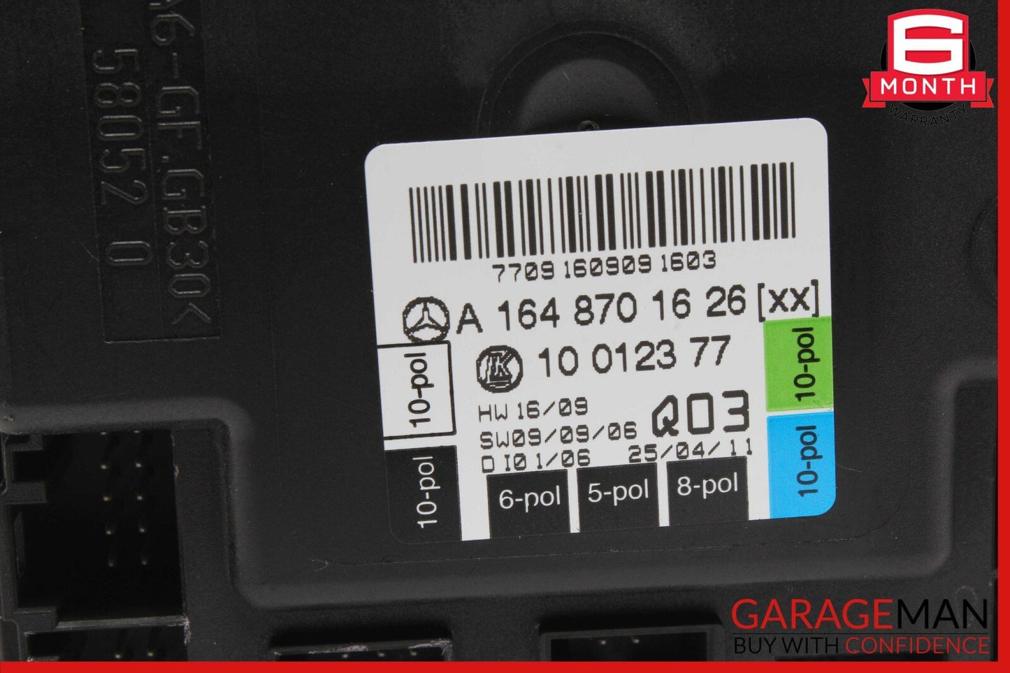 06-13 Mercedes GL450 GL350 ML550 Front Right Passenger Door Control Module Unit
