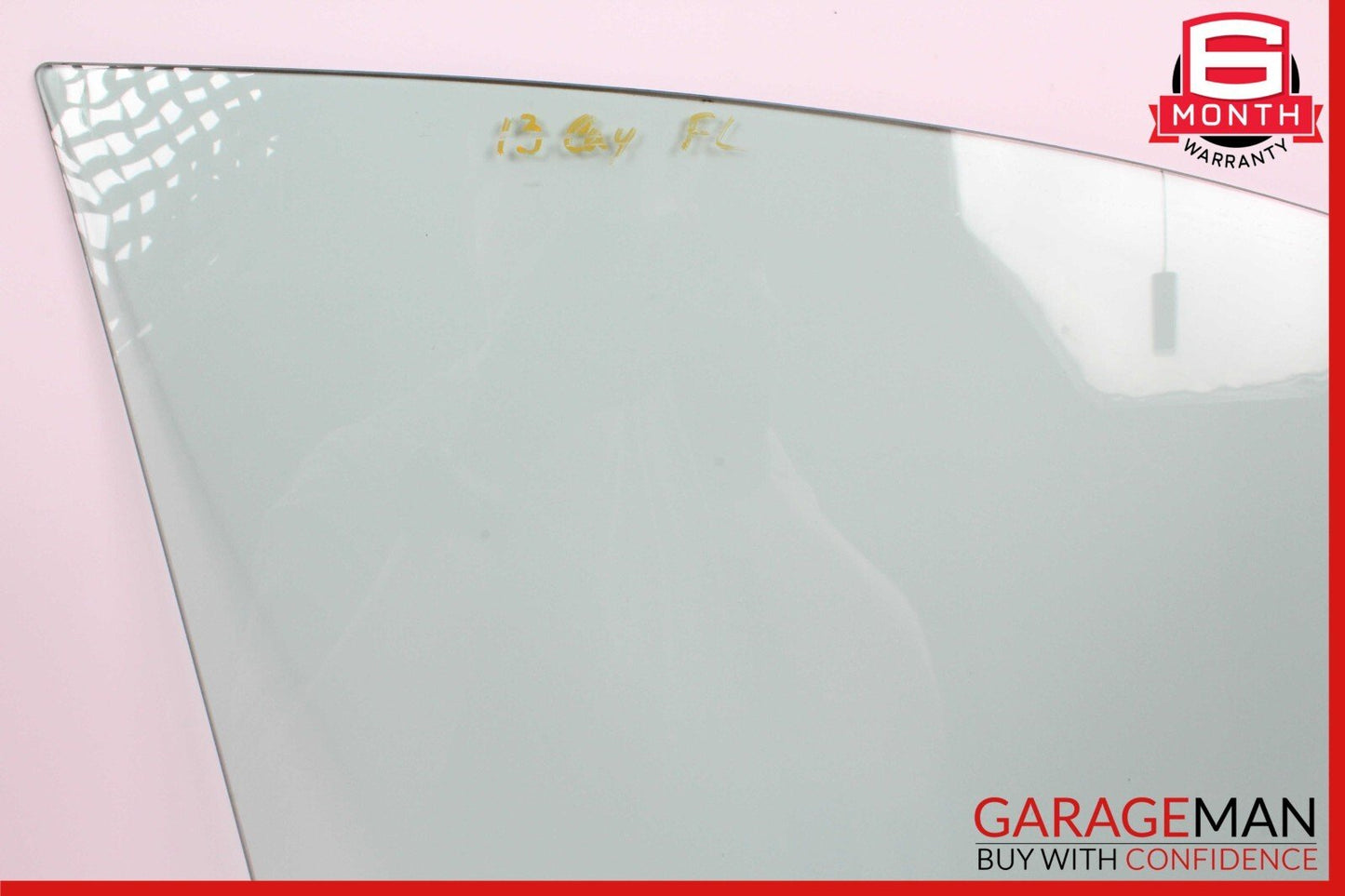 11-18 Porsche Cayenne 958 S Front Left Driver Side Door Window Glass OEM