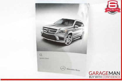 13 Mercedes X166 GL450 Owners Owner Operator Guide Manual Book Set w/ Case OEM