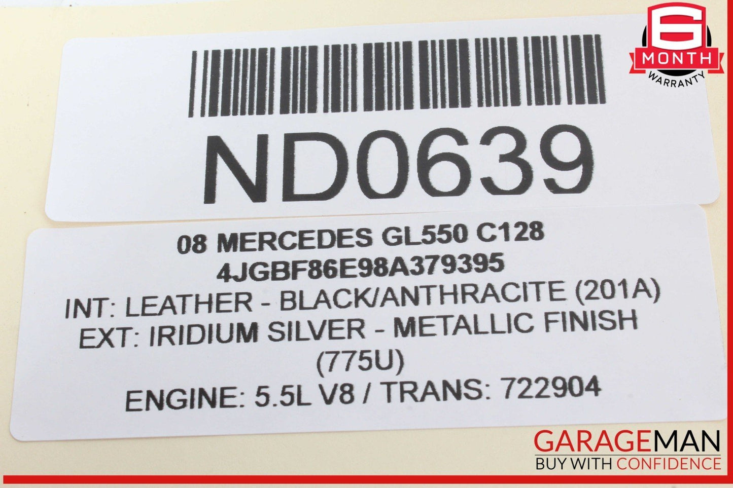 06-13 Mercedes X164 GL550 ML350 Rear Right Side Door Lock Latch Actuator OEM