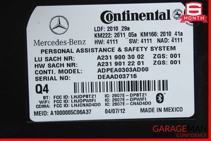 12-20 Mercedes E250 GLK350 SL400 E550 C250 Communication Control Module Unit