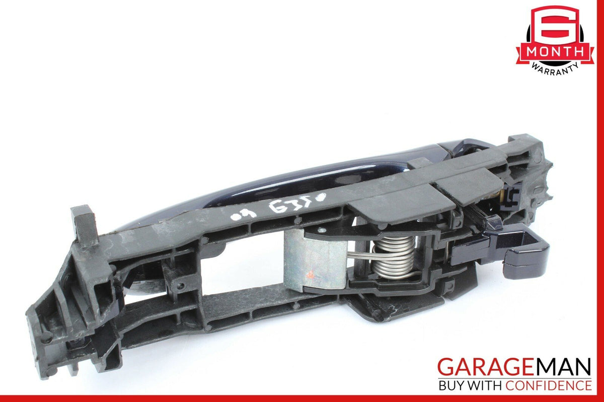 03-09 Mercedes W211 E350 E500 Rear Left Side Door Handle Blue OEM