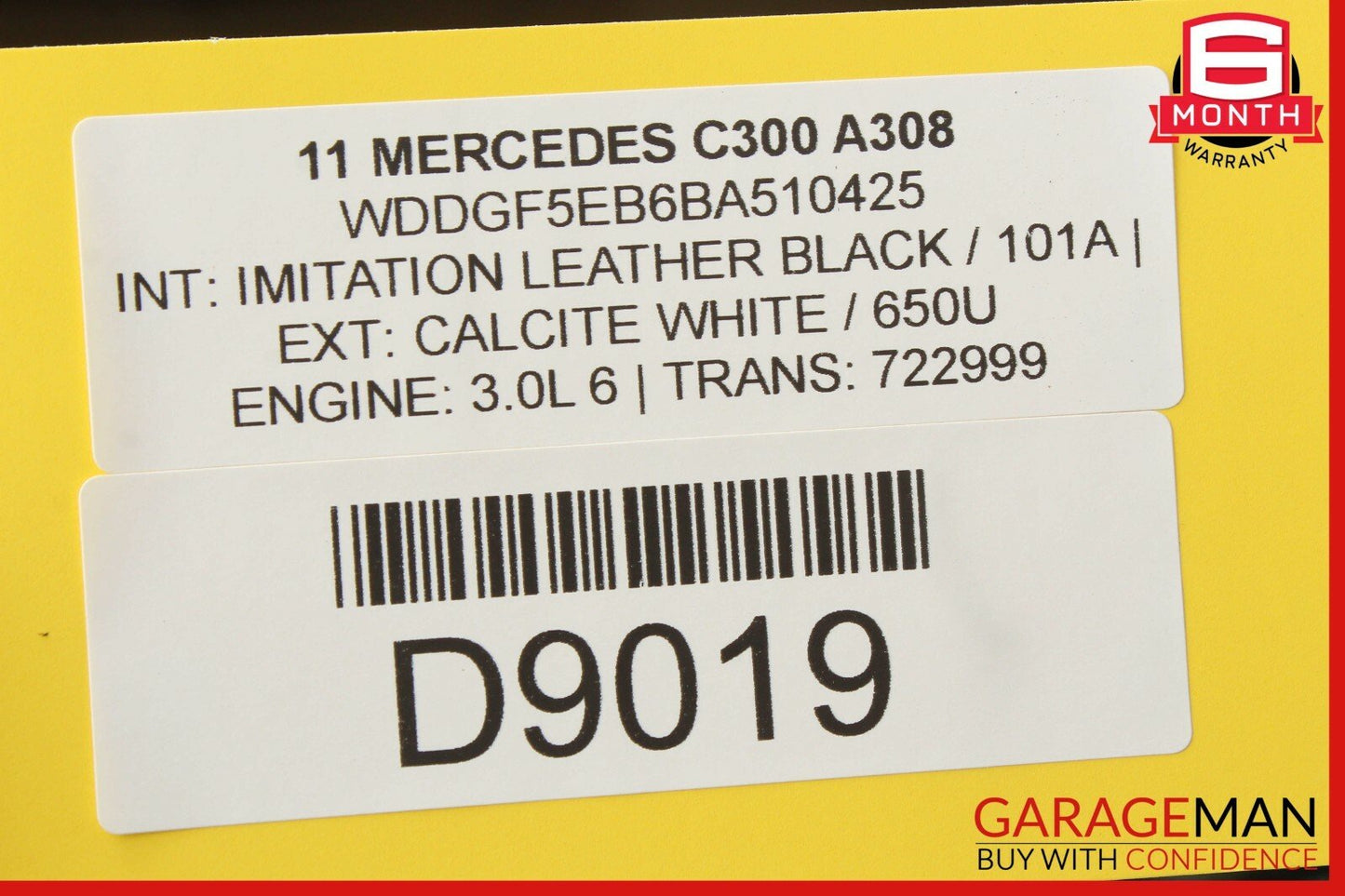 08-15 Mercedes W204 C300 Front Right Passenger Side Seat Control Switch OEM