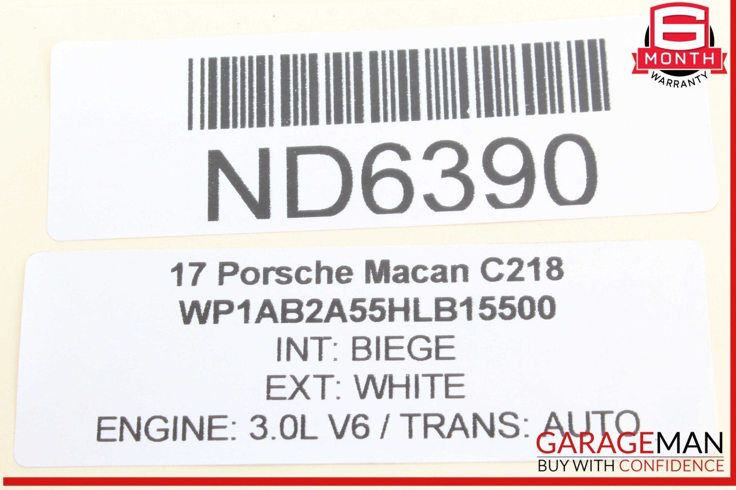 15-24 Porsche Macan 95B Rear Left Driver Side Suspension Upper Control Arm OEM