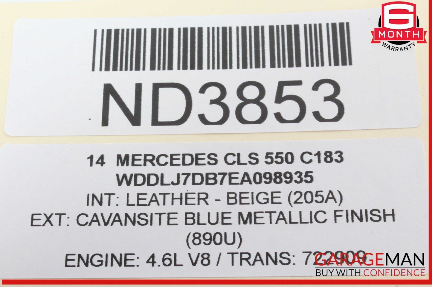 02-18 Mercedes W218 CLS550 CL600 CLS55 AMG AUX Auxiliary Circulation Water Pump