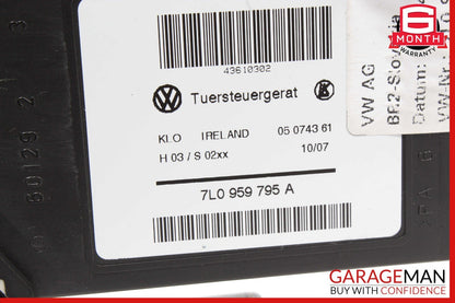 03-10 Porsche Cayenne S 955 957 Rear Left Side Door Window Regulator Motor OEM